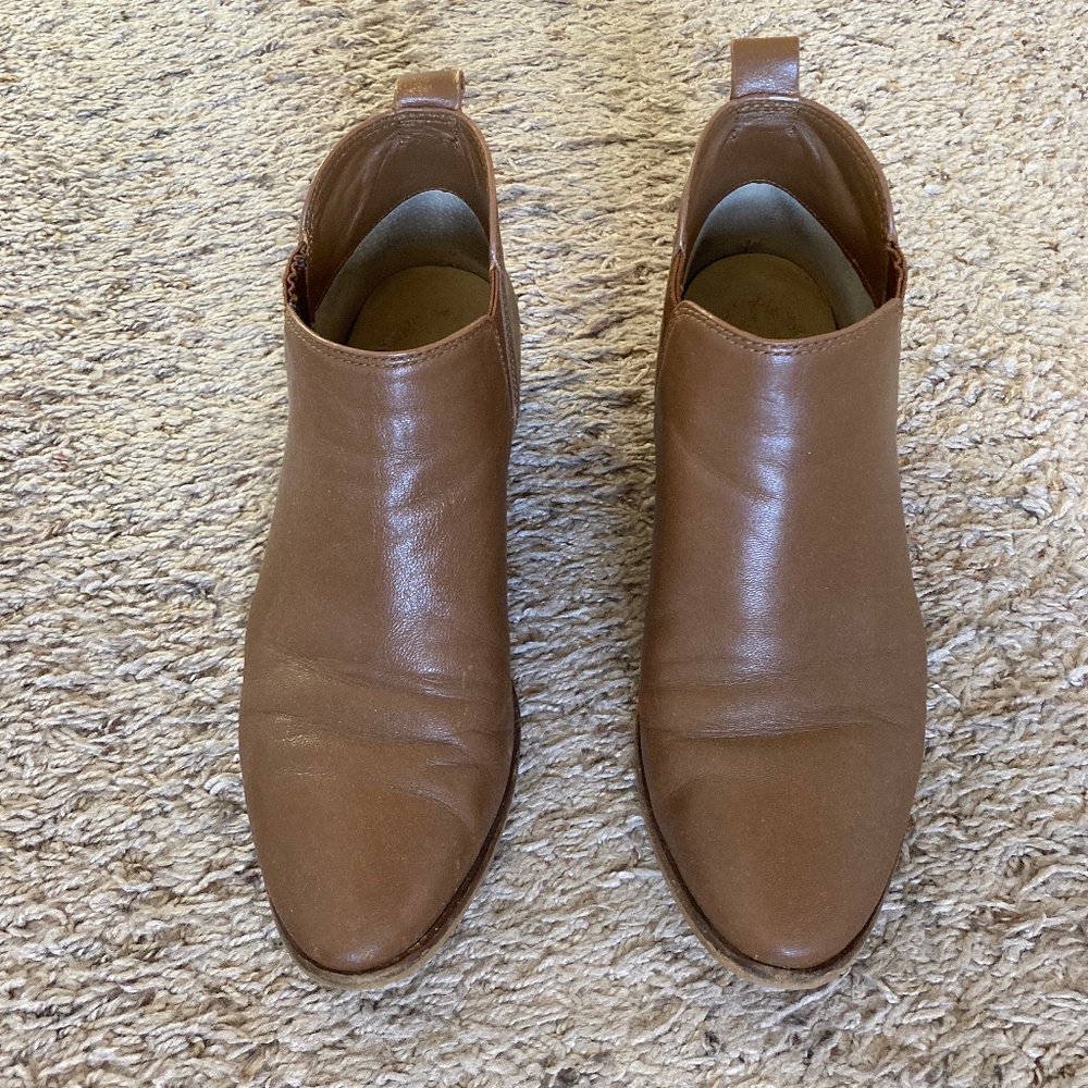 MICHAEL KORS  Leather Ankle Boot Brown Sz 7M